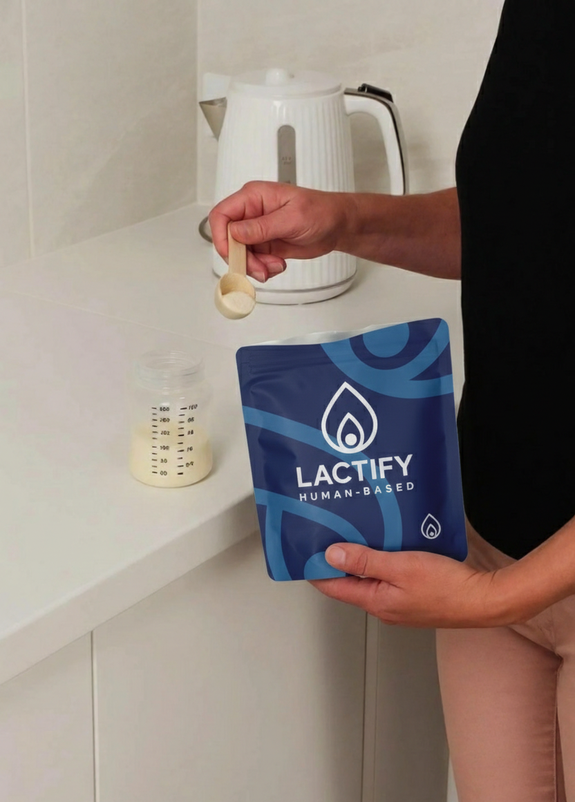 Empaque de leche materna liofilizada Lactify